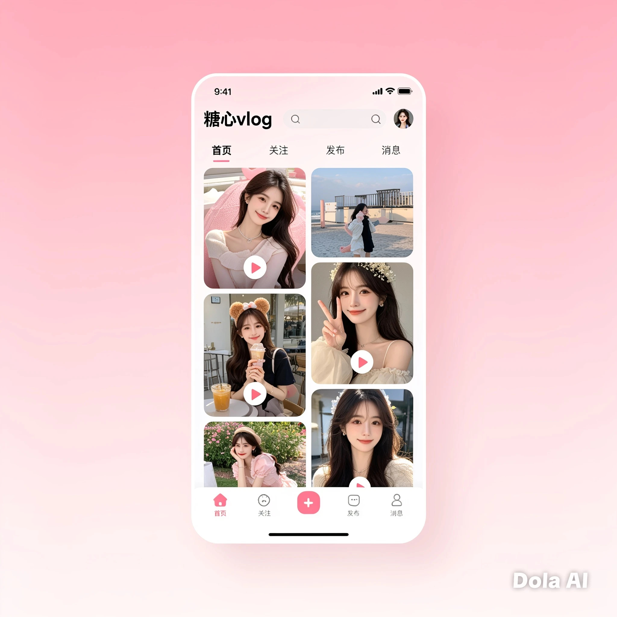 糖心Vlog APP服务示意